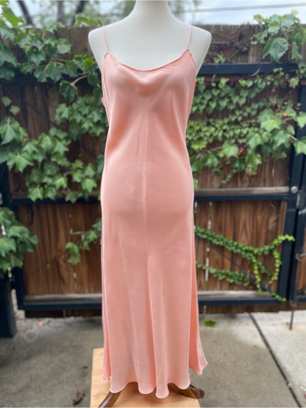 J. Crew Peach Gwyneth Slip dress with Adjustable Straps